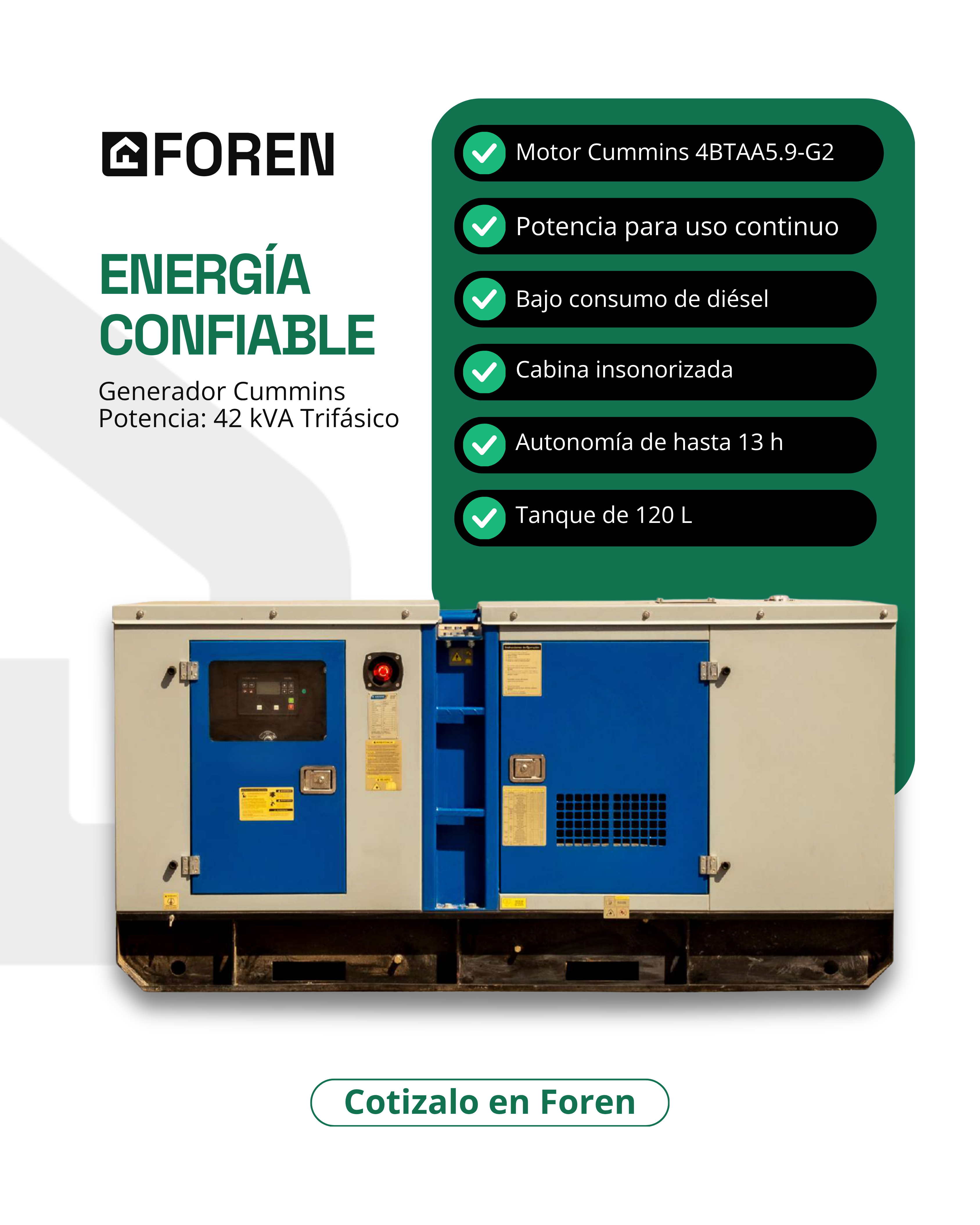 Generadores Cummins